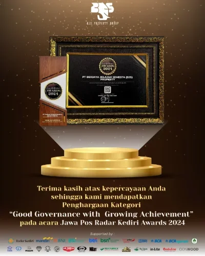 Tahun 2024 : Meraih Penghargaan Kategori “Good Governance with  Growing Achievement” pada acara Jawa Pos Radar Kediri Awards 2024